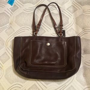 Coach Chelsea pebble leather bag.